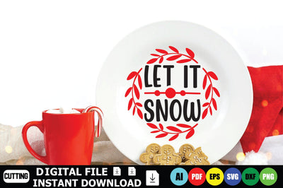 Let It Snow SVG Shahin alam 