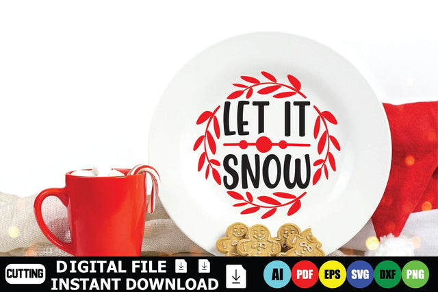 Let It Snow SVG Shahin alam 