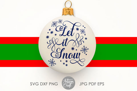 Let it snow SVG SVG Artisan Craft SVG 