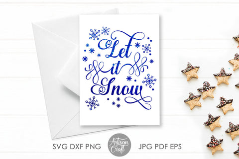 Let it snow SVG SVG Artisan Craft SVG 