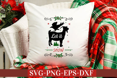 Let it snow SVG SVG DESIGNISTIC 