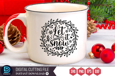 Let it snow SVG SVG DESIGNISTIC 