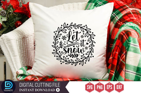 Let it snow SVG SVG DESIGNISTIC 