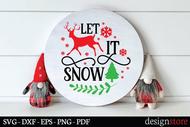 let it snow svg SVG designstore 