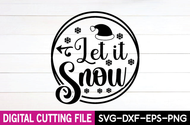 let it snow svg SVG designstore 