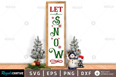 Let it snow SVG SVG Regulrcrative 