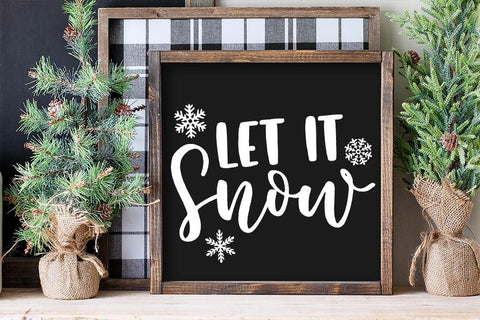 Let It Snow SVG SVG So Fontsy Design Shop 