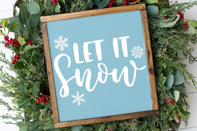 Let It Snow SVG SVG So Fontsy Design Shop 