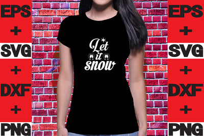 Let it snow SVG svgteam 