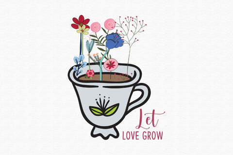 Let Love Grow Sublimation Sublimation Rupkotha 