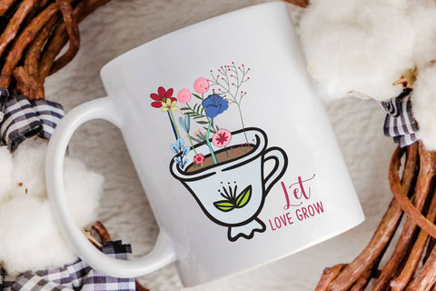 Let Love Grow Sublimation Sublimation Rupkotha 