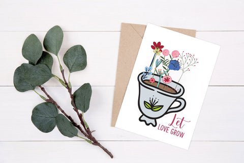 Let Love Grow Sublimation Sublimation Rupkotha 