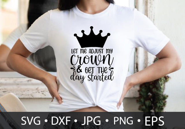let me adjust my crown & get the day started SVG md faruk hossain 