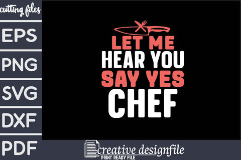 let me hear you say yes chef SVG farhad farhad 