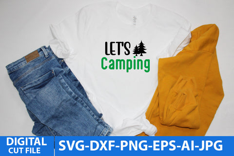 Let s Camping SVG Cut File SVG BlackCatsMedia 