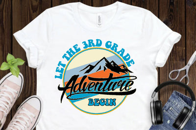 Let the 3rd Grade Adventure Begin Sublimation Creativeart88 