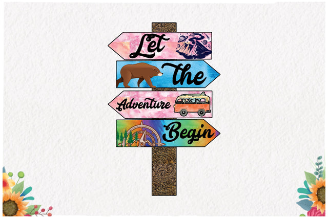 Let the Adventure Begin Sublimation Sublimation Jagonath Roy 