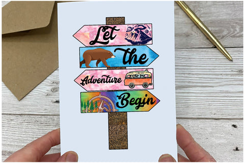 Let the Adventure Begin Sublimation Sublimation Jagonath Roy 