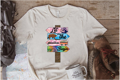 Let the Adventure Begin Sublimation Sublimation Jagonath Roy 