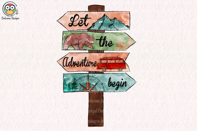 Let The Adventure Begin Sublimation Sublimation LAM HOANG THUY 