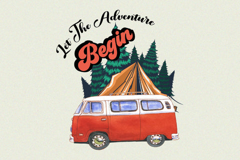 Let the Adventure Begin Sublimation Sublimation Rupkotha 