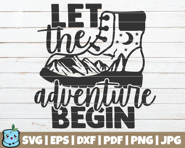 Let The Adventure Begins SVG MintyMarshmallows 