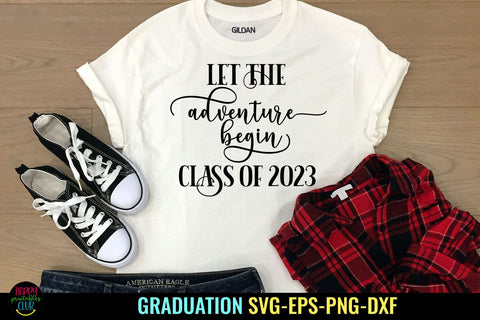Let The Adventure I Class of 2023 SVG I Graduation 2023 SVG SVG Happy Printables Club 