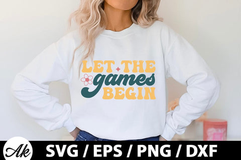 Let the games begin Retro SVG SVG akazaddesign 