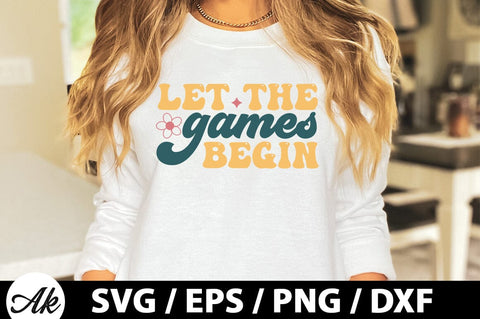 Let the games begin Retro SVG SVG akazaddesign 