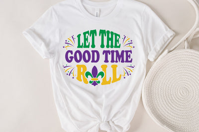 Let The Good Times Roll svg, Mardi gras svg, Fat Tuesday svg, Kids Mardi Gras Svg, Fat Tuesday Carnival Svg, Girl Mardi Gras svg, Mardi Gras SVG Fauz 