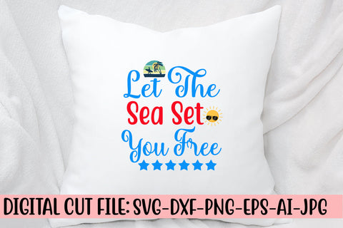 Let The Sea Set You Free SVG Cut File SVG Syaman 