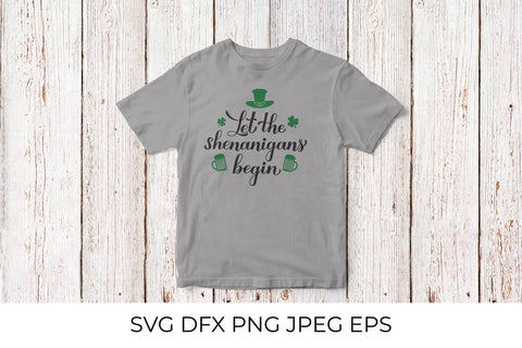 Let the shenanigans begin. Funny St. Patrick’s day quote SVG LaBelezoka 