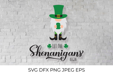 Let the shenanigans begin. Funny St. Patrick’s day quote SVG LaBelezoka 