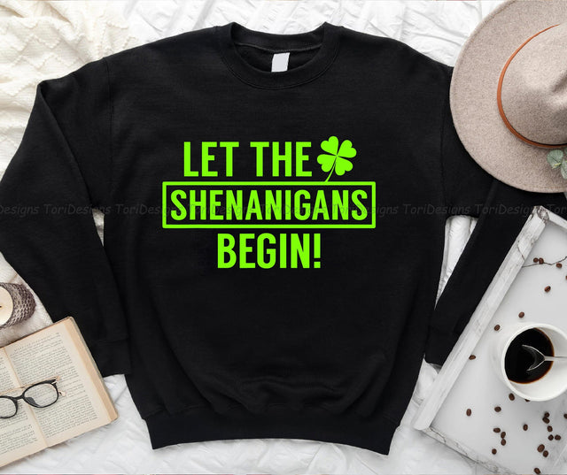Let the Shenanigans Begin PNG sublimation design Sublimation ToriDesigns 