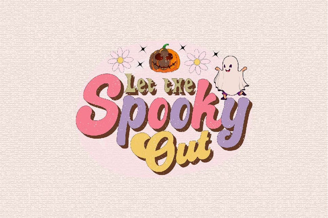 Let the Spooky out Sublimation SVGArt 