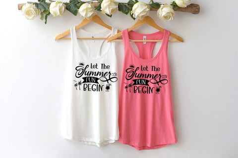 Let the Summer Fun Begin SVG I Beach SVG I Summer SVG SVG Happy Printables Club 