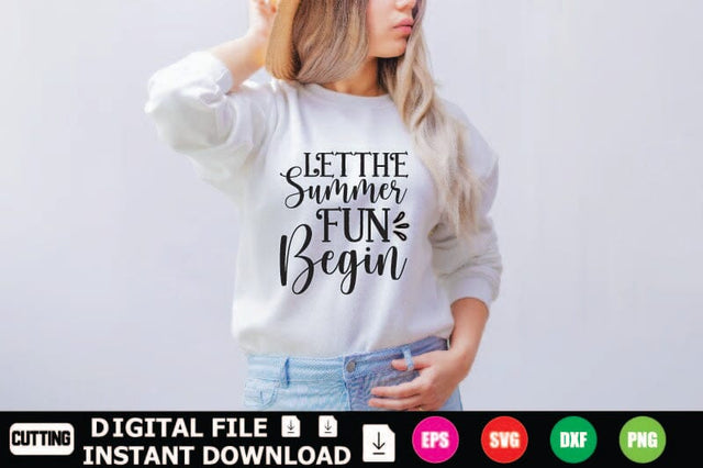 Let The Summer Fun Begin SVG Shahin alam 