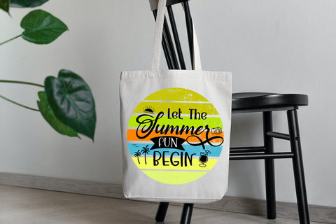 Let the Summer Fun I Summer Sublimation I Beach Sublimation Sublimation Happy Printables Club 