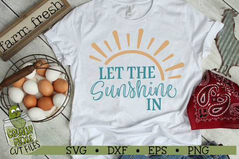 Let the Sunshine In SVG Cut File SVG Crunchy Pickle 