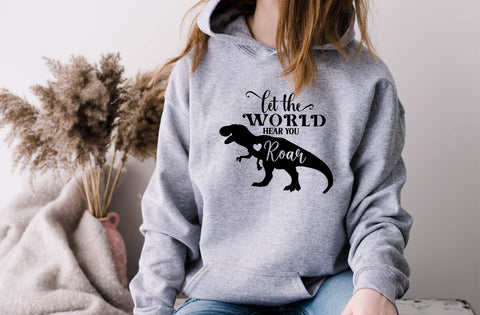 Let The World Hear You Roar SVG, Dinosaur SVG SVG MD mominul islam 