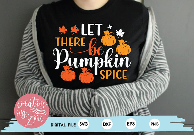 let there be pumpkin spice SVG md faruk hossain 