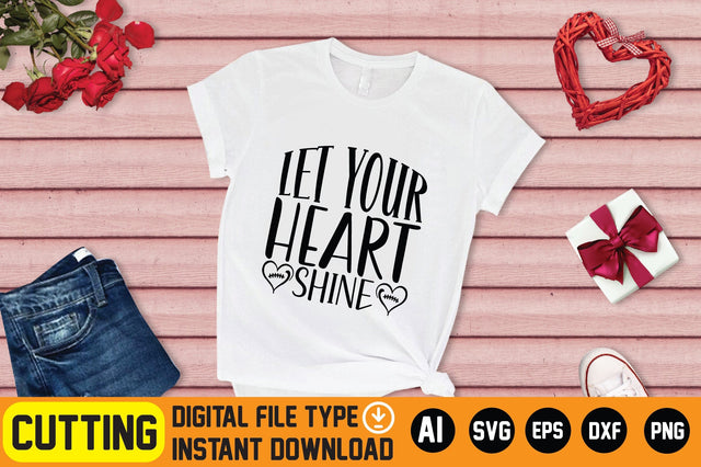Let Your Heart Shine SVG CraftlabSvg29 