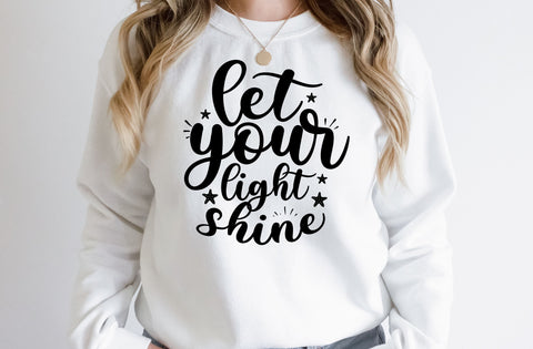 Let your light shine, Inspirational SVG SVG MD mominul islam 