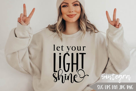 Let Your Light Shine SVG Free For Commercial Use SVG Sintegra 