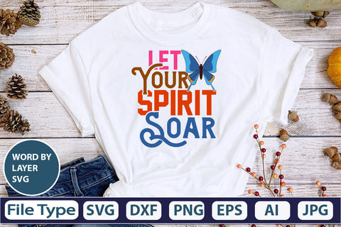 Let Your Spirit Soar SVG Cut File SVG DesignPlante 503 
