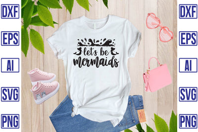 Let's Be Mermaids SVG CraftlabSvg29 