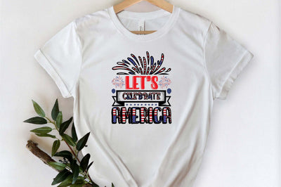 Lets Celebrate America Sublimation SVGArt 