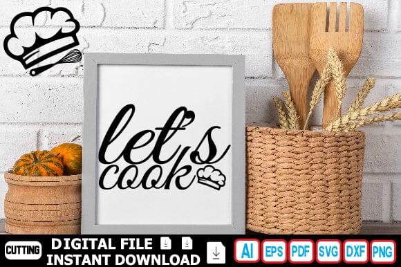 Let's Cook SVG Craftlabsvg24 