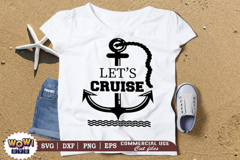Let's cruise svg, Summer svg, Beach svg, Png, Dxf SVG Wowsvgstudio 