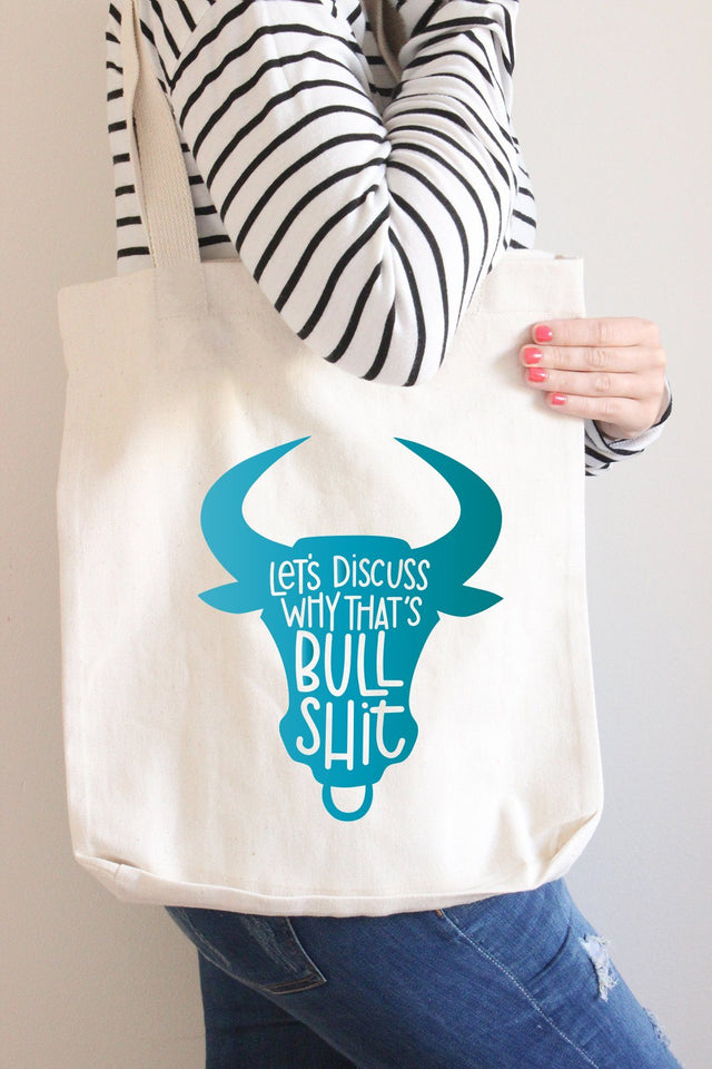 Let's Discuss Why That's Bullshit Hand Lettered SVG Cut File SVG Cursive by Camille 